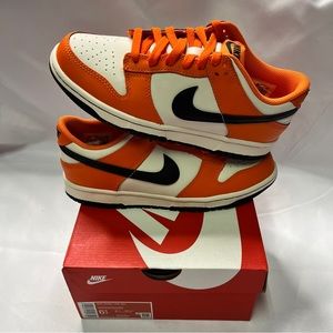 Nike Dunk Low GS Halloween Black and Orange New Size 6.5Y / 8W
